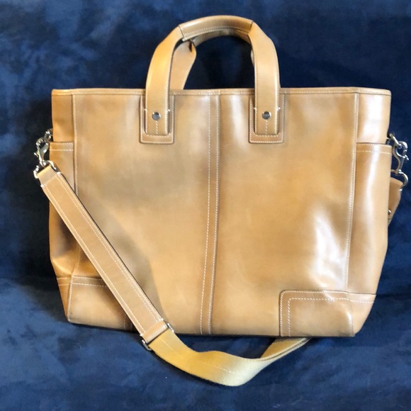 Coach leather briefcase - Picture 1 of 6